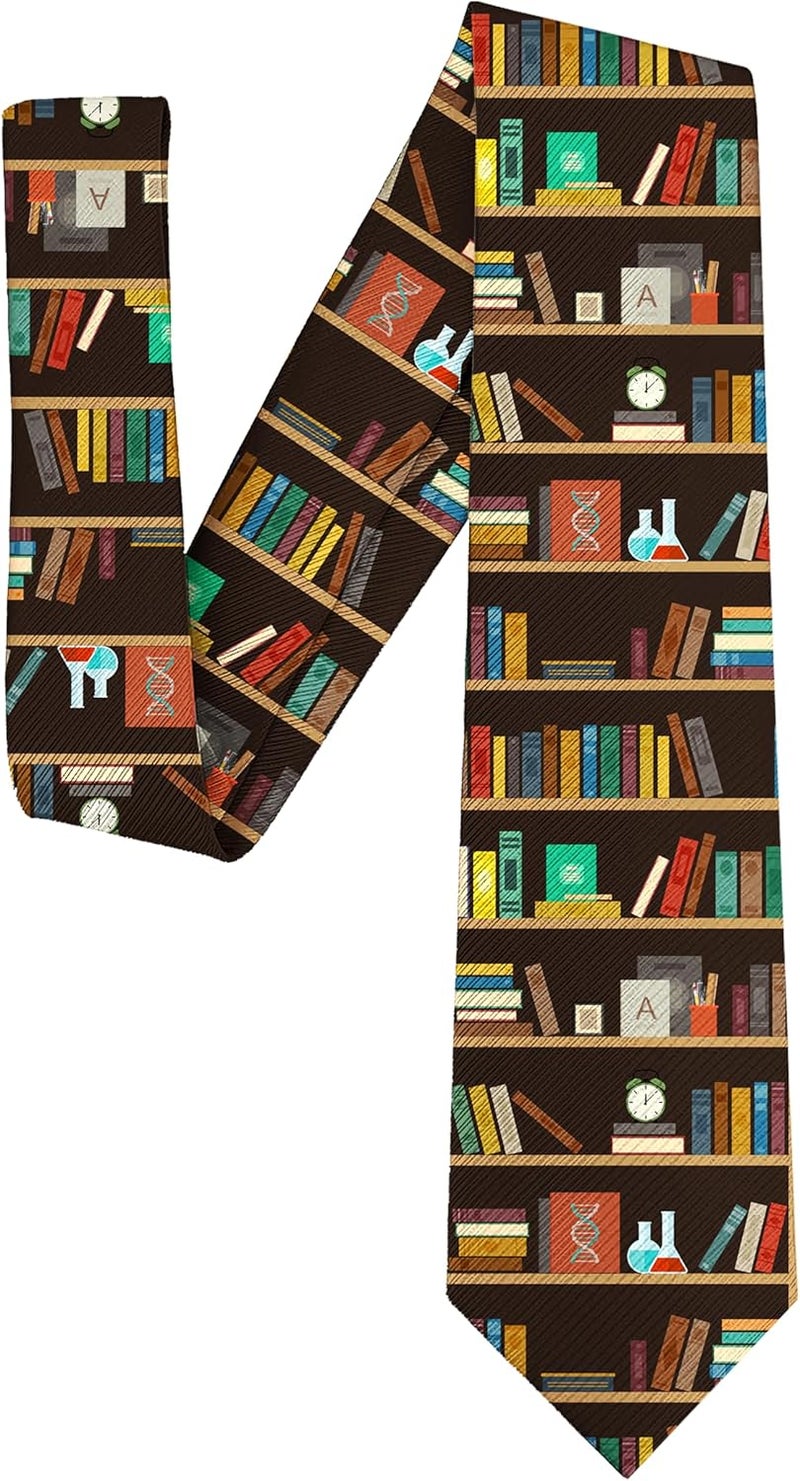 Guhothli Mens Funny Neckties Fashion Neck Ties Formal Party Novetly Tie for Men - Image 3